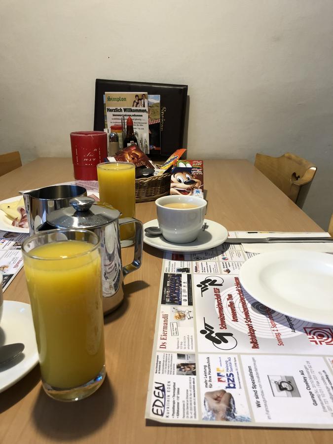 Hotel Restaurant Simplon Frutigen Ngoại thất bức ảnh