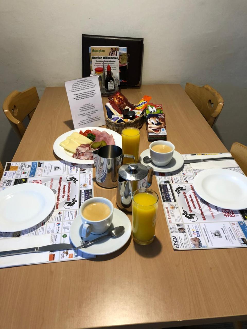 Hotel Restaurant Simplon Frutigen Ngoại thất bức ảnh